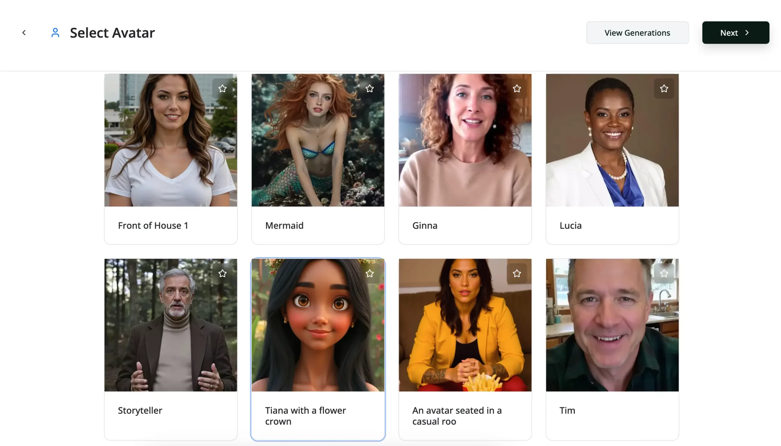 AI UGC Ad Dashboard Screenshot